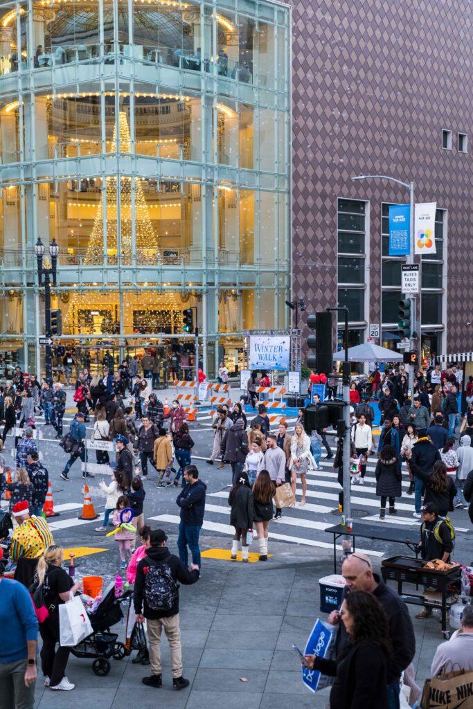 Winter Walk crowds in 2023.