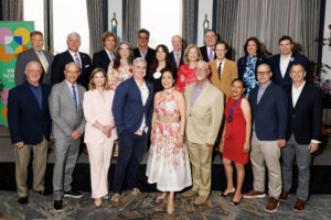 21 members of the Union Square Foundation Board are photographed at the 2026 Annual Spring Luncheon at The Westin St. Francis